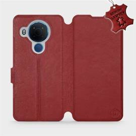 Hülle für Nokia 5.4 - Farbe Dark Red Leather