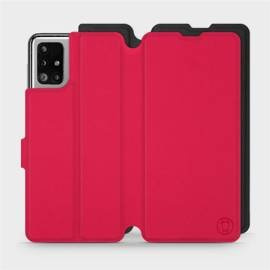 Hülle für Samsung Galaxy M51 - Farbe Rot mit Schwarz