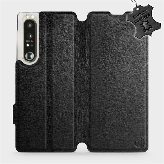 Hülle für Sony Xperia 1 III - Farbe Black Leather