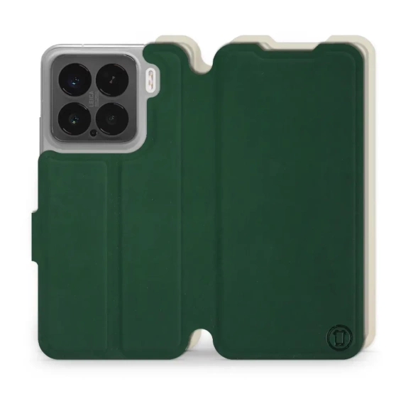Hülle für Xiaomi 15 - Farbe Grün mit Platin