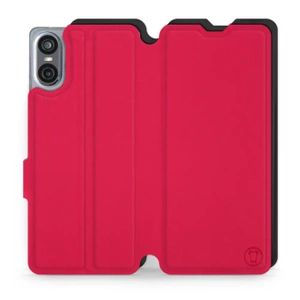 Hülle für Sony Xperia 10 VI - Farbe Rot mit Schwarz