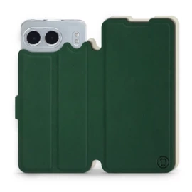 Hülle für OnePlus Nord 4 5G - Farbe Grün mit Platin