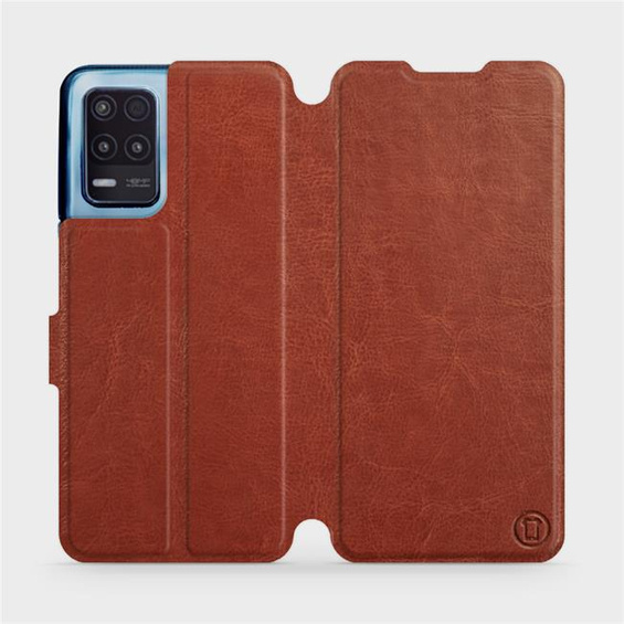 Hülle für Realme 8 5G - Farbe Brown&Orange