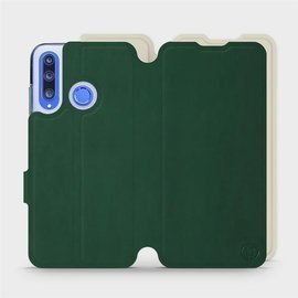 Hülle für Huawei Honor 20 Lite - Farbe Grün mit Platin