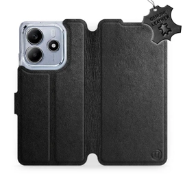 Hülle für Xiaomi Redmi Note 14 5G - Farbe Black Leather