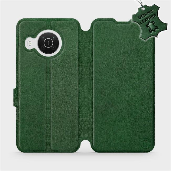 Hülle für Nokia X10 - Farbe Green Leather