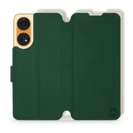 Hülle für OPPO Reno 8T 5G - Farbe Grün mit Platin