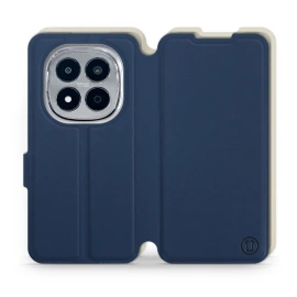 Hülle für Xiaomi Redmi Note 15 Pro 5G - Farbe Marineblau mit Platin