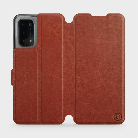Hülle für OPPO A74 5G - Farbe Brown&Orange