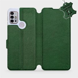 Hülle für Motorola Moto G10 - Farbe Green Leather