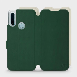 Hülle für OPPO A31 - Farbe Grün mit Platin