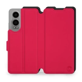 Hülle für OnePlus Nord CE 4 Lite - Farbe Rot mit Schwarz