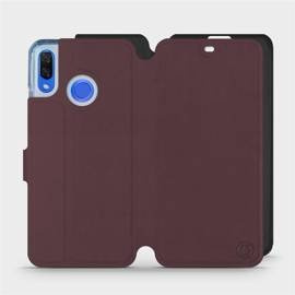 Hülle für Huawei Nova 3 - Farbe Burgund mit Schwarz