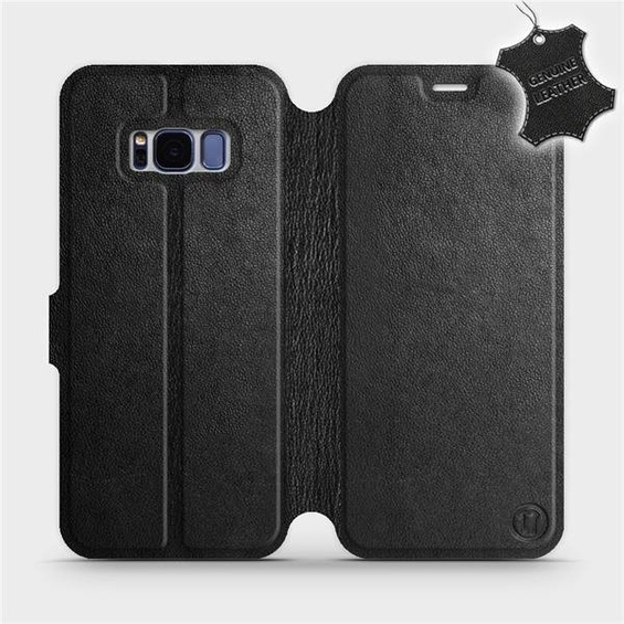 Hülle für Samsung Galaxy S8 - Farbe Black Leather