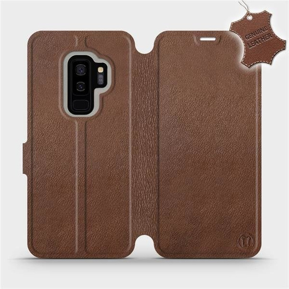 Hülle für Samsung Galaxy S9 Plus - Farbe Brown Leather