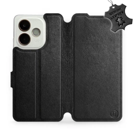 Hülle für OPPO A5 Pro 5G - Farbe Black Leather
