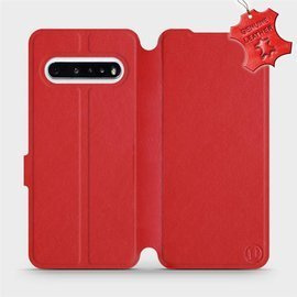 Hülle für LG V60 ThinQ 5G - Farbe Red Leather