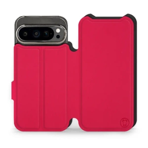 Hülle für Google Pixel 9 Pro - Farbe Rot mit Schwarz