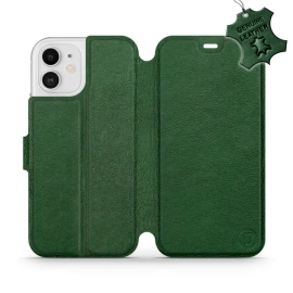 Hülle für Apple iPhone 12 - Farbe Green Leather