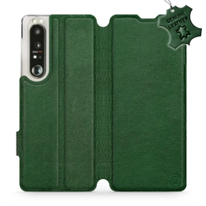 Hülle für Sony Xperia 1 III - Farbe Green Leather