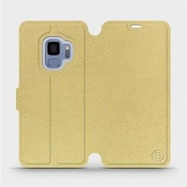 Hülle für Samsung Galaxy S9 - Farbe Gold&Orange