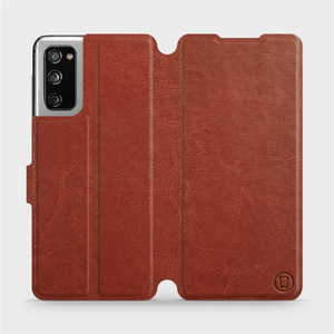 Hülle für Samsung Galaxy S20 FE - Farbe Brown&Orange