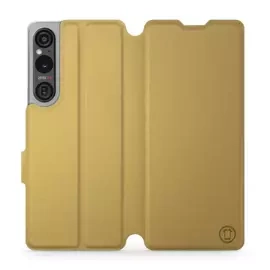 Hülle für Sony Xperia 1 V - Farbe Gold&Orange