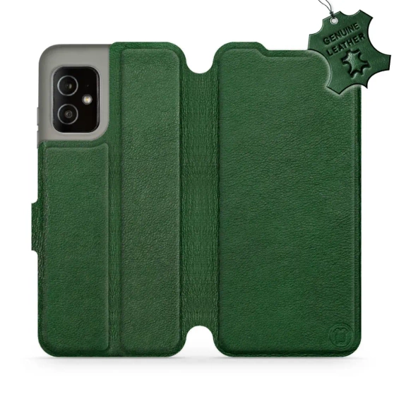 Hülle für Asus Zenfone 8 - Farbe Green Leather