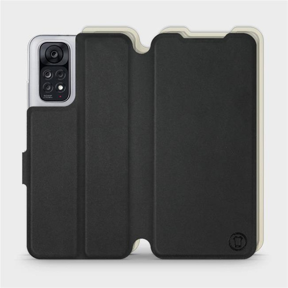 Hülle für Xiaomi Redmi Note 11S - Farbe Schwarz mit Platin