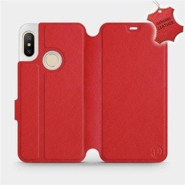 Hülle für Xiaomi Mi A2 Lite - Farbe Red Leather