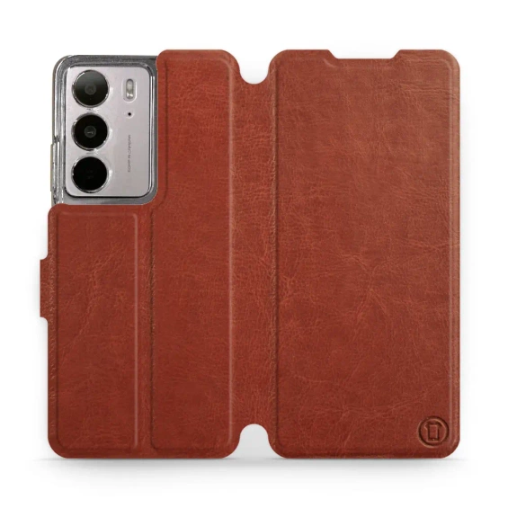 Hülle für Realme C75 - Farbe Brown&Gray