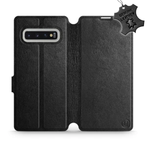 Hülle für Samsung Galaxy S10 Plus - Farbe Black Leather