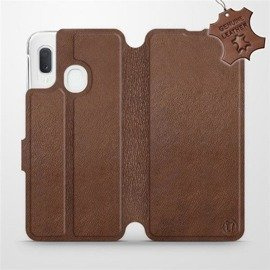 Hülle für Samsung Galaxy A20e - Farbe Brown Leather
