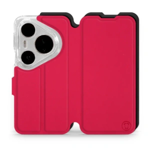 Hülle für Huawei Pura 80 Pro - Farbe Rot mit Schwarz