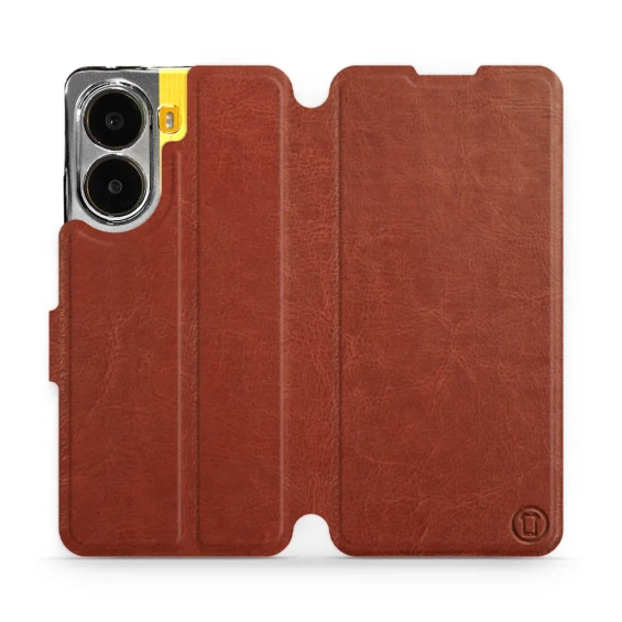 Hülle für Xiaomi POCO X7 Pro - Farbe Brown&Orange