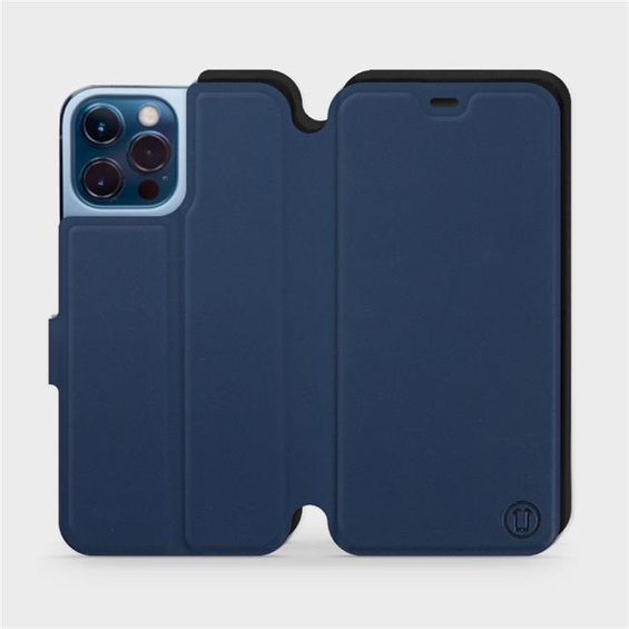 Hülle für Apple iPhone 13 Pro Max - Farbe Marine mit Schwarz
