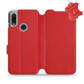 Hülle für Xiaomi Redmi 7 - Farbe Red Leather
