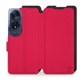 Hülle für OPPO A60 - Farbe Rot mit Schwarz