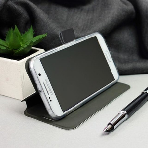 Hülle für LG K50S - Farbe Black Leather