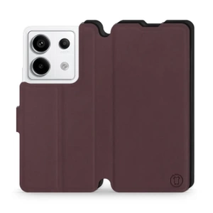 Hülle für Xiaomi Redmi Note 13 PRO - Farbe Burgund mit Schwarz