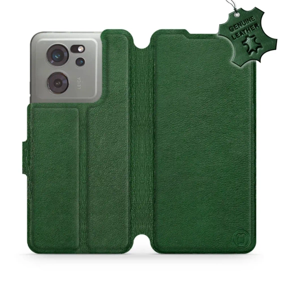 Hülle für Xiaomi 13T - Farbe Green Leather