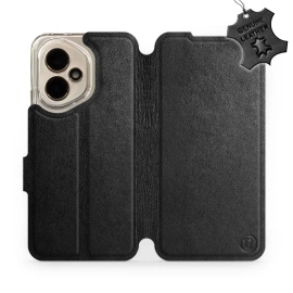 Hülle für Huawei Honor 400 - Farbe Black Leather