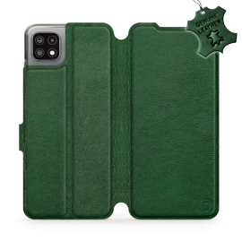 Hülle für Samsung Galaxy A22 5G - Farbe Green Leather