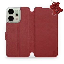 Hülle für OPPO Reno 14 Pro 5G - Farbe Dark Red Leather