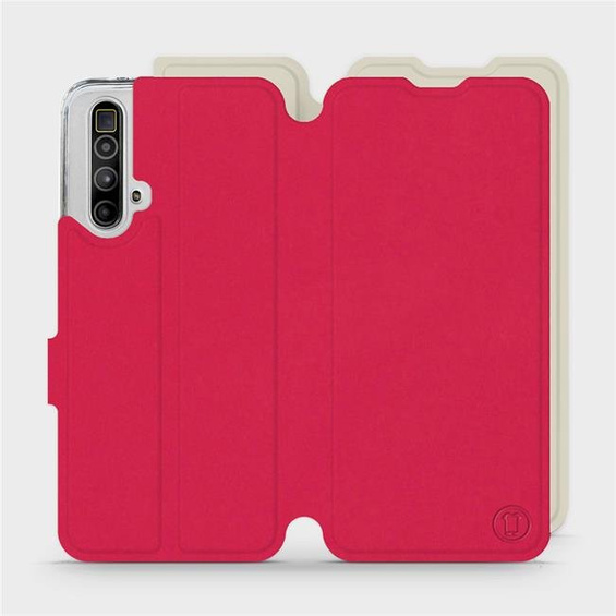 Hülle für Realme X3 SuperZoom - Farbe Rot mit Platin