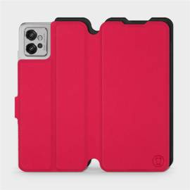 Hülle für Motorola Moto G32 - Farbe Rot mit Schwarz