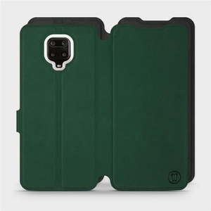 Hülle für Xiaomi Redmi Note 9 Pro - Farbe Grün mit Schwarz