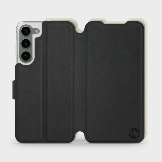 Hülle für Samsung Galaxy S23 Plus - Farbe Schwarz mit Platin