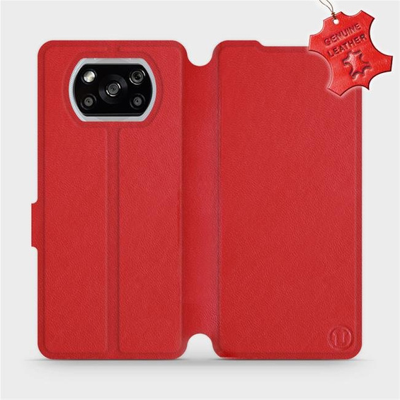 Hülle für Xiaomi POCO X3 NFC - Farbe Red Leather