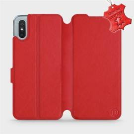 Hülle für Xiaomi Redmi 9A - Farbe Red Leather